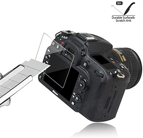 (Опаковка от 3) Защитен слой от закалено стъкло за Nikon D7100 D7200 D800 D800e D810 D750 D600 D610 samsung D500, Akwox
