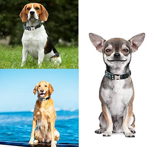 Нашийник за кучета M JJYPET, Дишащи Яки за Кученца, Регулируеми за Малки, Средни и Големи Кучета, Найлонови Врати за домашни Любимци Специален Дизайн
