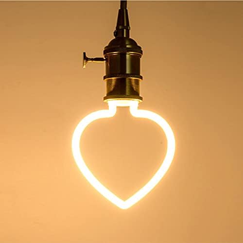 Demall Реколта Led лампа с нажежаема Жичка Edison Bulb E27 Декоративна Дълга Тръбна Лампа Промишлено Осветление Ретро