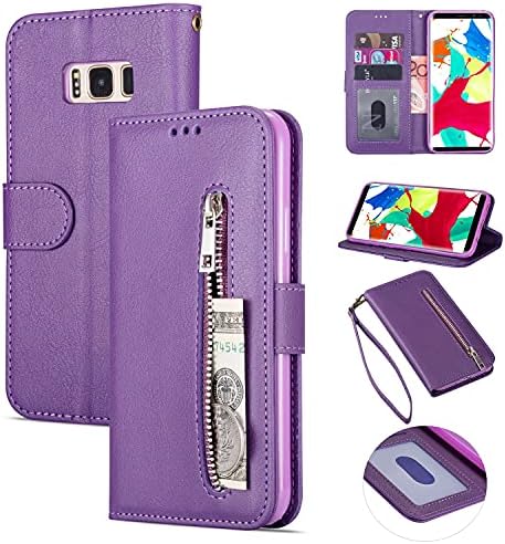 Калъф за мобилен телефон, чанта за Samsung Galaxy S8, Защитен калъф в стил Чантата си, скоба Защитни ръкави от изкуствена кожа, Функционални Защитен калъф-гривна, калъф за т?