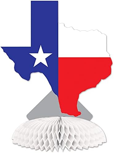 Универсални Плочи с Флага на щата Тексас Самотна звезда, Салфетки, Централно Украса за Партита, 16 Чинии за Закуски и