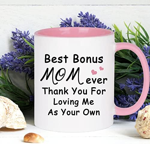 Bateruni най-Добрите Бонус подаръци за мама, най-Добрата Бонус мама Някога, Благодаря ви, че Ме Обичаш като Своя Собствена Чаша, Подаръци за Деня на Майката за рожден Ден