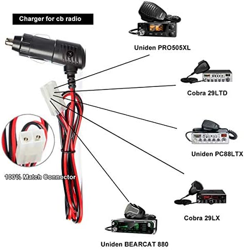 Штепсельная вилица/захранващия кабел в гнездото на запалката с предохранителем LUITON 12V с изводите, захранващ адаптер Cb Радио за мобилни устройства |CB Radio, Съвместим ?