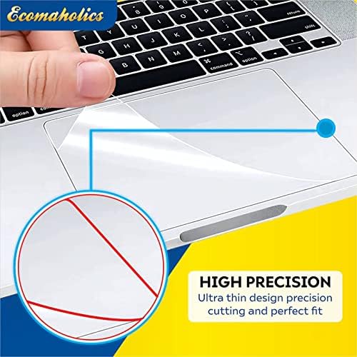 (2 броя) Протектор тракпад Ecomaholics за лаптоп Lenovo ThinkPad X1 Extreme Gen 3 15,6 инча, калъф за тъчпада на лаптоп с Прозрачен матово покритие, Защита от драскотини /вода, Аксесоари за