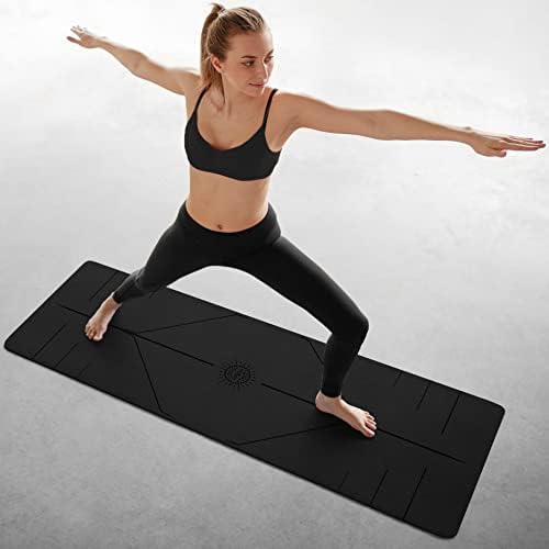 Плиопический обръщане на постелката за йога, пилатес и упражнения | висок Клас нескользящий килимче за йога с дебелина
