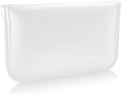 Калъф BoxWave за Alcatel A30 (Case by BoxWave) - Луксозен Кожен калъф-месинджър, чанта-плик от изкуствена кожа за Alcatel