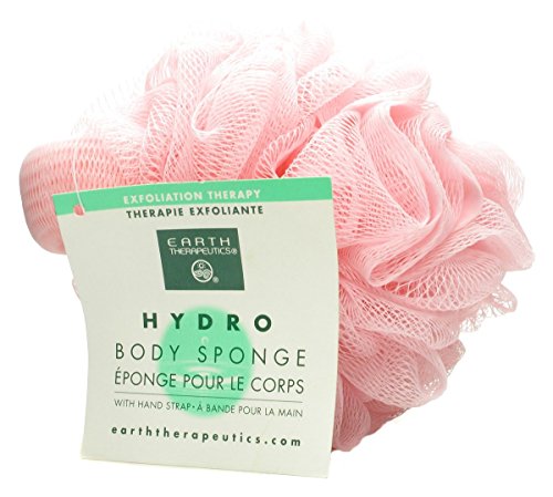 Гъба за тяло Earth Therapeutics Rose Pink Hydro Body Sponge - 6 броя за калъф.6