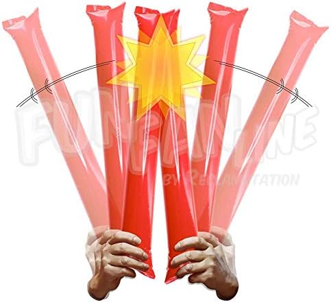 ВЕСЕЛА ЛИНИЯ ВЕТРИЛА - 100 Цветни двойки гръмотевичен пръчки Бам-Бам. Шумоглушители за спортни събития. Бум-пръчици за