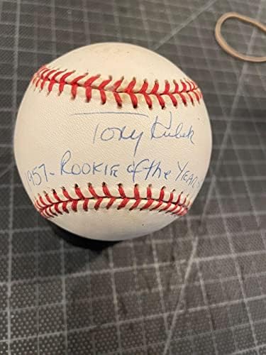 Тони Кубек Новак на годината Ню Йорк Янкис от 1957 г. до версия JSA по бейзбол - Бейзболни топки с автографи
