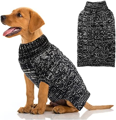 Пуловер за кучета IPRAVOCI за Малки, Средни и Големи Кучета - Отразяваща Топъл, мек вълнен плат Трико, Пуловер, Облекло