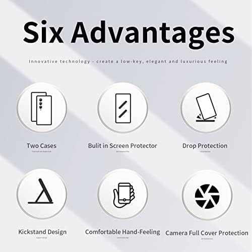 Калъф JEUTUCK Z Fold 3 от нов материал, калъф Fold 3, предназначени за Samsung Galaxy Z Fold 3 Case (2021) с 【Защита