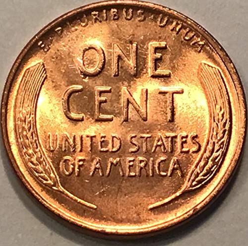 1954 D Линкълн Пшеничен Цент Червен OBR Оригиналът на Банковата Хвърляне на Стотинка Почти Отличен Скъпоценен Камък Диамант, Без Циркулация на