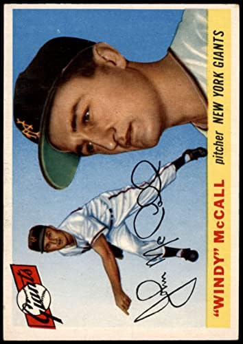 1955 Topps 42 Windy Маккол Ню Йорк Джайентс (Бейзболна картичка) БИВШ Джайентс