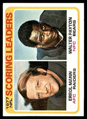1978-Добрите 334 Голмайстори Уолтър Пейтън /Ерол Ман Мечки/Похитителите (Футболна карта) в Ню Йоркские мечки / Похитителите