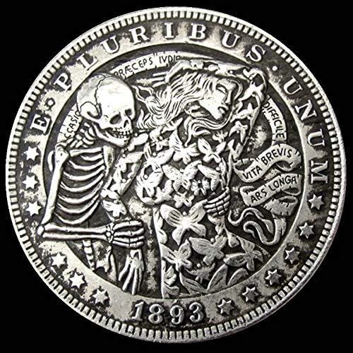Сребърен Долар Монета Скитник щатския Долар Морган Чуждестранна Копие на Възпоменателна монета #63