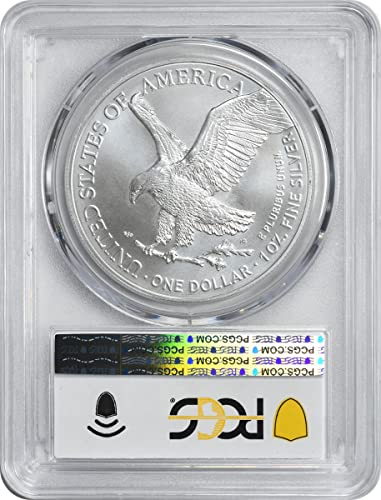Американският долар Silver Eagle стойност от 1 долар 2023 г., е Първата Strike, Издаден на етикет West Point, Без марка