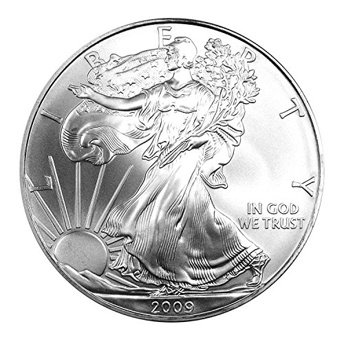 2009 Сребърен Орел В кутия за Подарък Монетния двор на САЩ за 1 долар Диамант, Без да се прибягва