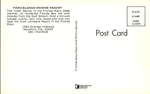 Морски курорт Фаро Бланко, маратон 1996 година в чужбина, Флорида, Флорида Оригиналната реколта картичка
