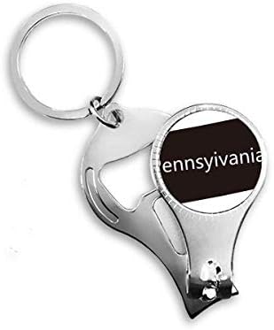 Пенсилвания, САЩ Схема на Карти Ножица за Нокти Халка Ключодържател Отварачка за Бутилки Машина За Рязане