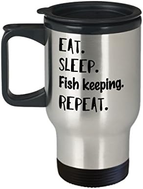 Яжте Спящата Риба, Поддържане На Кафеена Чаша За Повторно Пътуване, Забавни Идеи За Празнични Подаръци За Рожден Ден