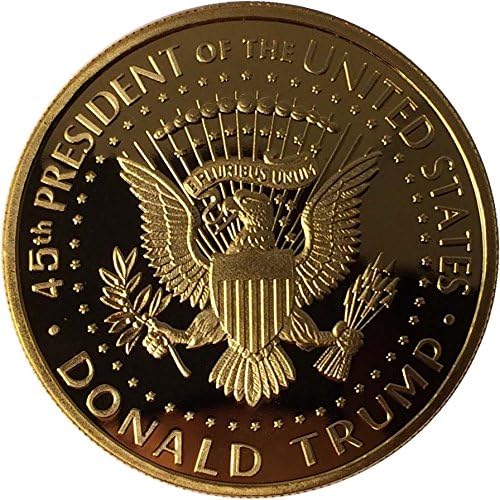 Златна монета на Доналд Тръмп, Позлатен са подбрани монета и Калъф В комплект 45-ия Президент на Официалния сертификат