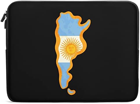 Аржентински Флаг Карта Калъф За Лаптоп Калъф Здрав Компютърен Ръкав Чанта За Носене Калъф за Домашния Офис 12 инча