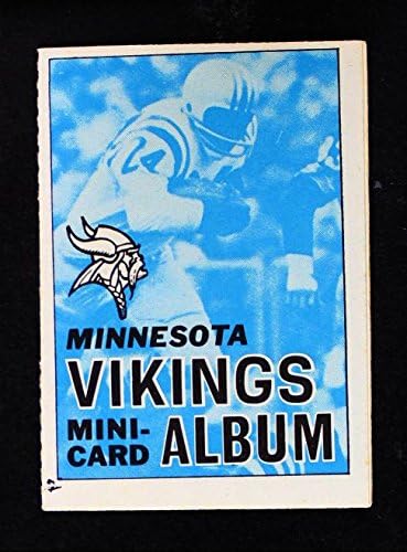 1969 Топпс ВАША Миннесотские викингите Minnesota Vikings (Футболна карта) VG Минесота