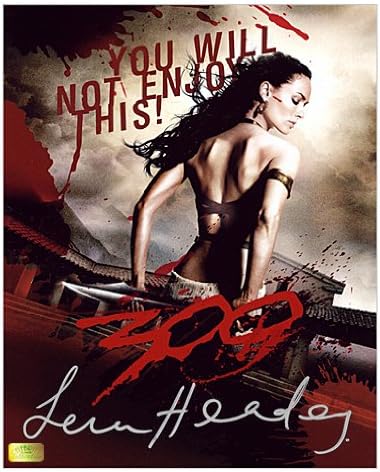 Плакат Лена Хиди с Автограф 8x10 Queen Gorgo 300