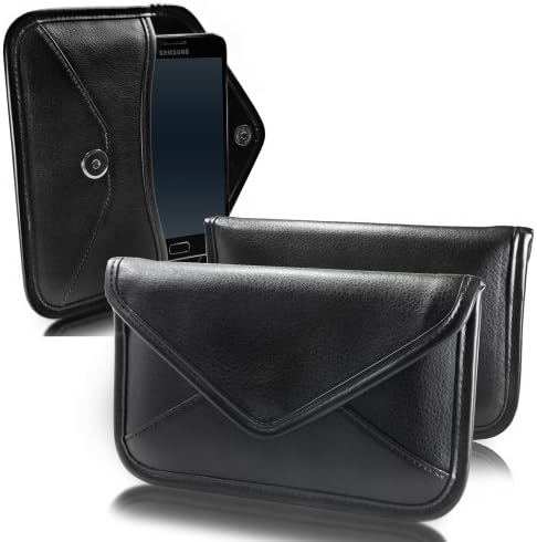 Калъф BoxWave за Coolpad Cool 9 (Case by BoxWave) - Луксозни кожена чанта-месинджър, чанта-плик от изкуствена кожа за