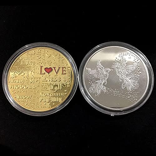 2019 Нова Възпоменателна Монета За Любов, Монета За Любов, Метална Монета, Многоезичен Копие От Любов, Събиране На Ръчно