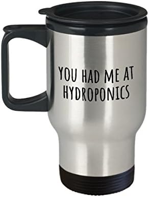 Забавна Чаша за пътуване по Хидропоника - Подарък Гидропонного Градинар - имах Hydroponically