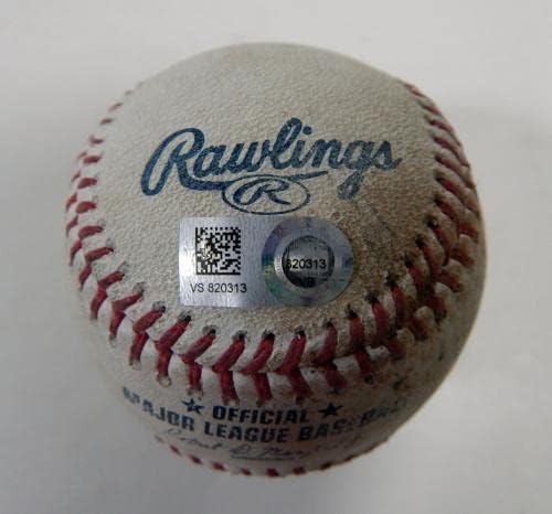 2021 Вашингтон Нэшнлз Колорадо в Скалистите Планини Използвана Бейзбол Тапиа Ромеро Bol - Използваните Бейзболни топки