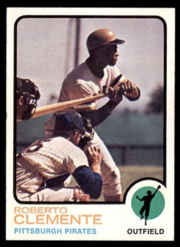 1973 Topps 50 Роберто Клементе Питсбърг Пайрэтс (Бейзболна картичка) NM+ Пирати