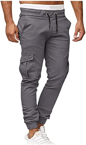 Dudubaby Мъжки Панталони-Карго Спортни Ежедневни Панталони За Джогинг Леки Пешеходни Работни Панталони Улични Панталони