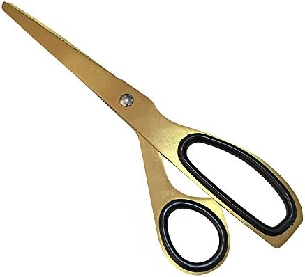 Месингови Златни Ножици За Домашния офис Unquie Design Асиметрични Ножица (1)