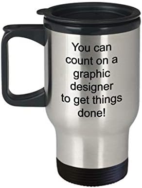 Графичен дизайнер пътни чаши поименна чаша дизайн утайка от конвенцията подаръци за студенти по графичен дизайн и дизайнерски