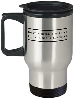 Пътна Чаша за момичета-Преподаватели по бейзбол - Coaching Подарък за момичета-Преподаватели по Бейзбол - Сладко Цитат