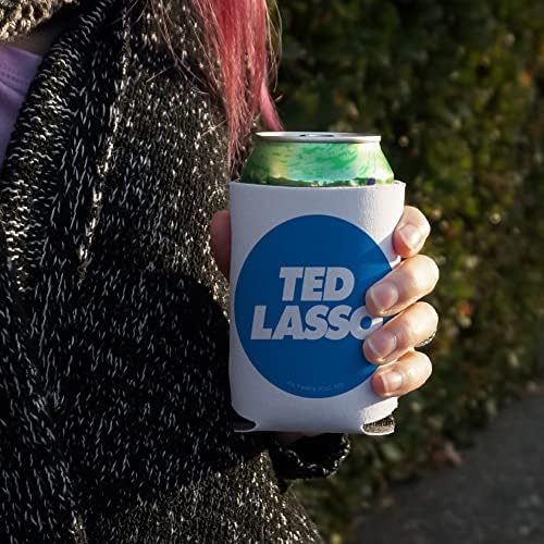 Охладител за Кутии с логото на Ted Lasso - Сгъваема Изолатор За обнимания ръкави за напитки - Притежателя с изолация за напитки