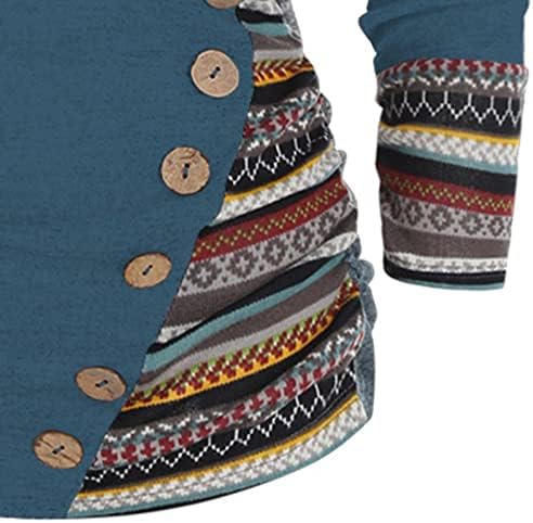 NOKMOPO/ Дамски Пуловер за есента и зимата Рокля с Трапецовидна форма, в ивица, Расклешенное, мек силует, Роклята е с