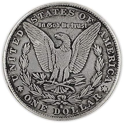 Дълбока Резба Срам Съединените Щати 骷髅 Монета Wander Монета Micro CollectionCoin са подбрани Възпоменателна монета