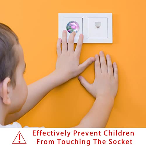 24 Опаковки, Защитни електрически Капачки за защита от деца, Защитни Капачки за защита от деца, Капачки За контакти Nature