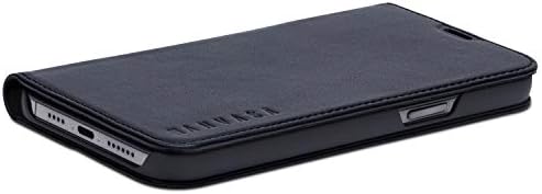 Кожен калъф за iPhone 12 Pro Max с панти капак Черен цвят - KANVASA Pro Премиум-клас, калъф-награда от натуральнойкожи