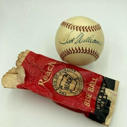 Най-добрите игрални дни на Тед Уилямс, подписана Американската лига бейзбол 1950-те години JSA - Бейзболни топки с автографи