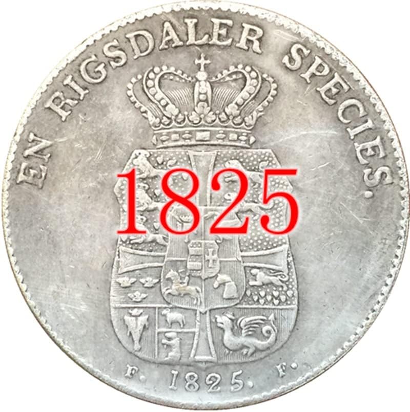 13 Различни Дати Датски Медни монети със сребърно покритие Антични Монети Чуждестранни Възпоменателни монети, Монети,