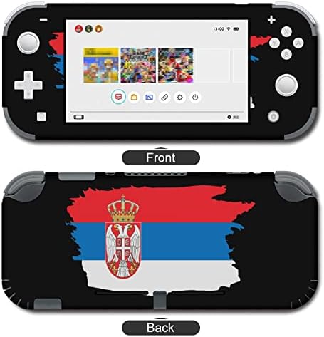 Етикети с Флага на Сърбия С Пълна Обвивка, Етикет в Предната Панел, Защитни Стикери, Съвместими с Nintendo Switch