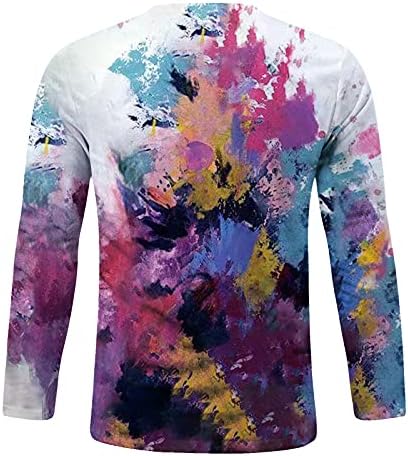 UBST Мъжки ризи с дълъг ръкав Soldier, Пролетни тениски с графичен принтом Street Splash Ink за тренировки по лека атлетика