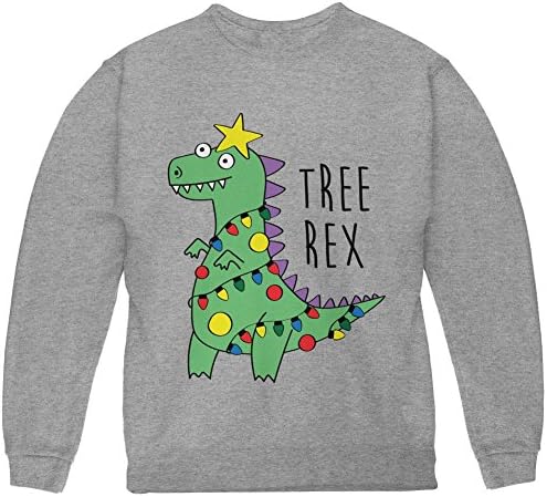 Младежки Hoody с Забавен Динозавром Christmas Tree Rex T-Rex