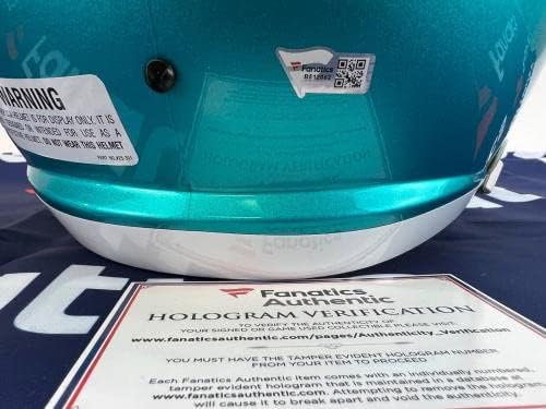 Тревър Лорънс Подписано Копие шлем F / S Flash Speed, Сертифицированную Фанатици - Каски NFL с автограф