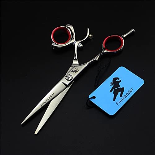 Комплект Ножици за Подстригване на коса с Лявата си Ръка XJPB, Набор от Фризьорски Ножици, 5.5 Инча височина, Въртяща