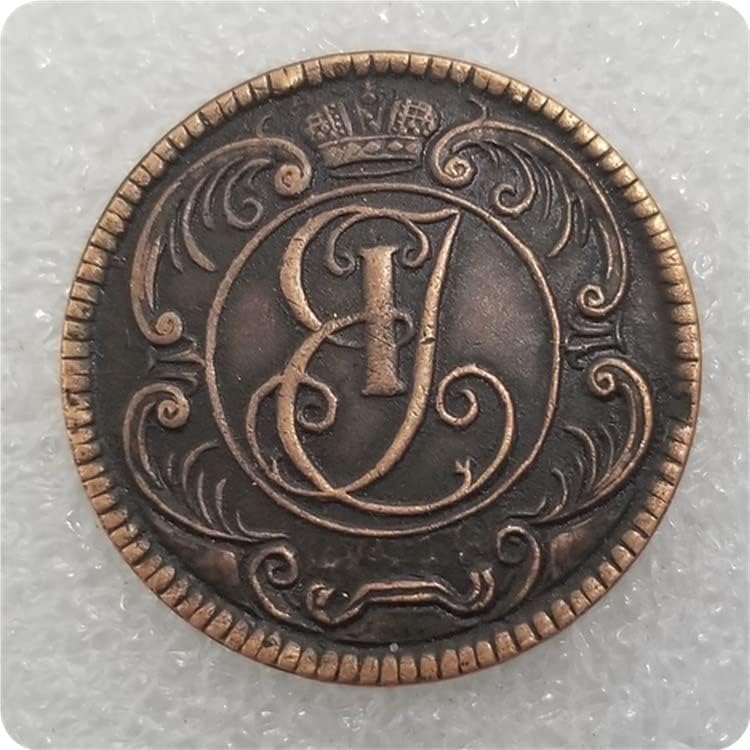 QINGFENG Старинни Занаяти Русия 1755 Руска Монета от Колекция Сребърни долара